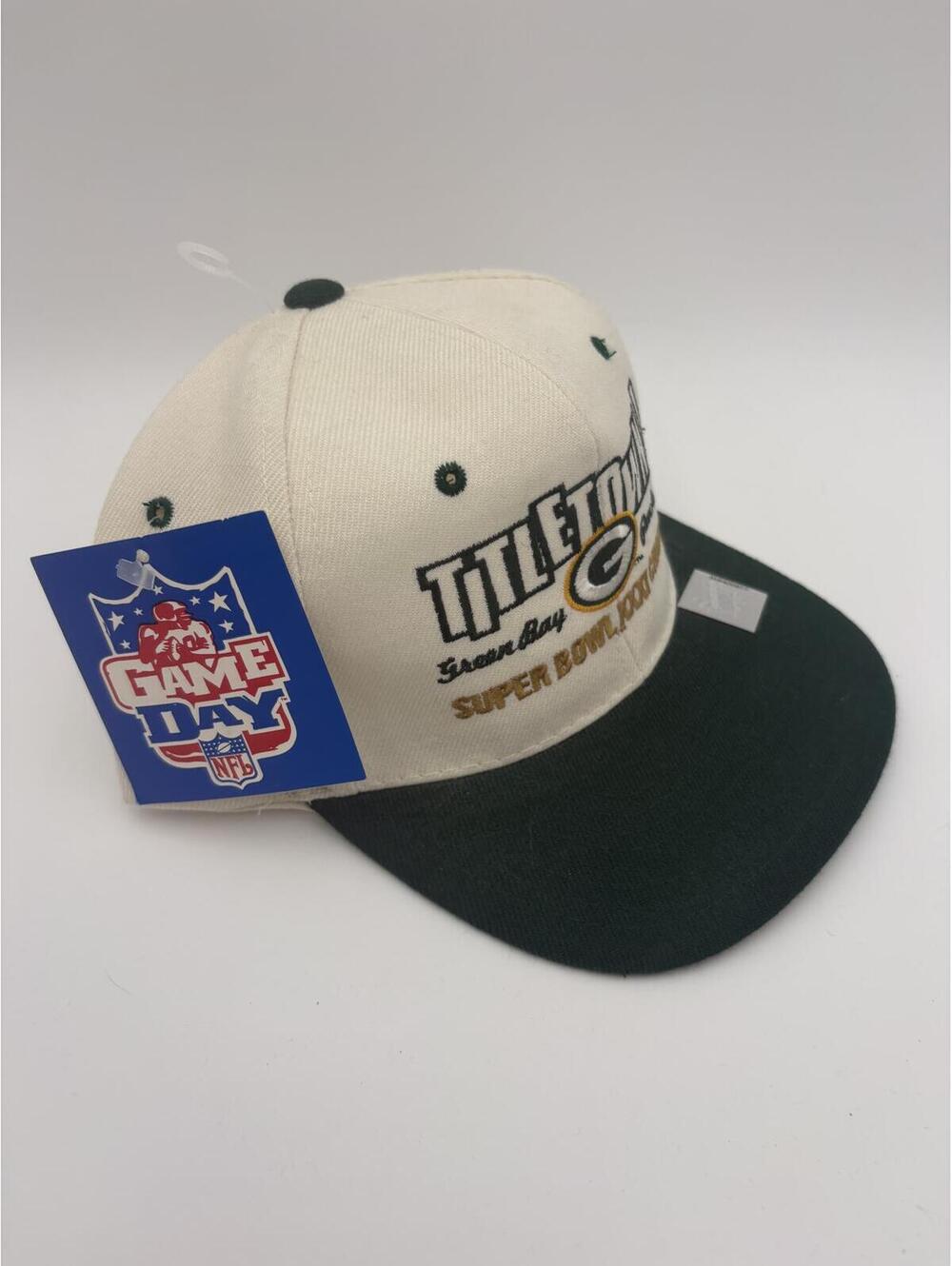 Vtg NEW Green Bay Packers TitleTown Super Bowl XXXI Champs Wool Blend Snapback - Picture 2 of 8